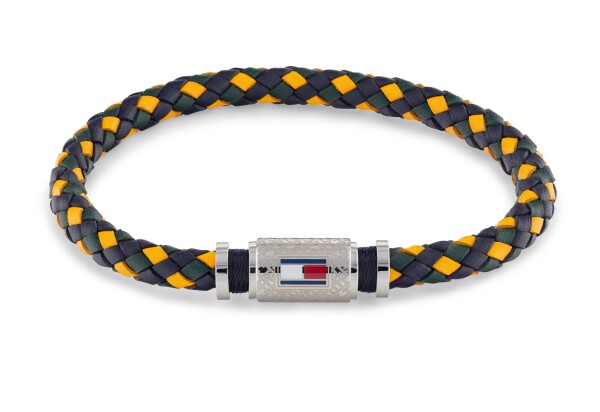 Tommy Hilfiger Farebný pánsky náramok z pravej kože Homme 2790455