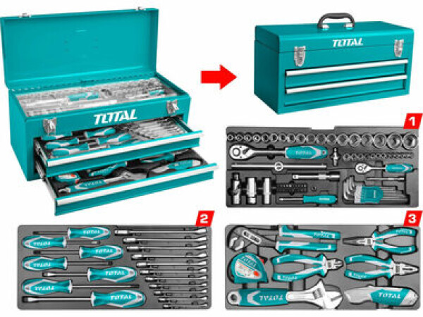 TOTAL-TOOLS Súprava náradia Industrial 97ks (THPTCS70971)