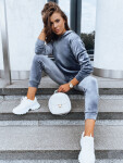 Dámsky grafitový velúrový set SO COMFY FashionStreet AY0885 L/XL