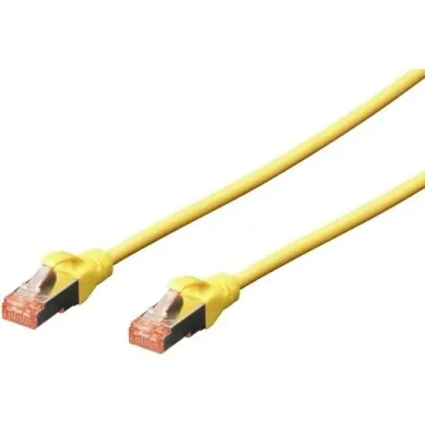 Digitus Cat6 S/FTP žlutá / Patch kabel / 1 m / RJ-45 / AWG 27/7 / LSZH (DK-1644-010/Y)