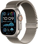 Apple Apple Watch Ultra 2 (GPS + Cellular) 49mm Natural Titanium Case with Natural Titanium Milanese Loop, Medium (MX5R3)