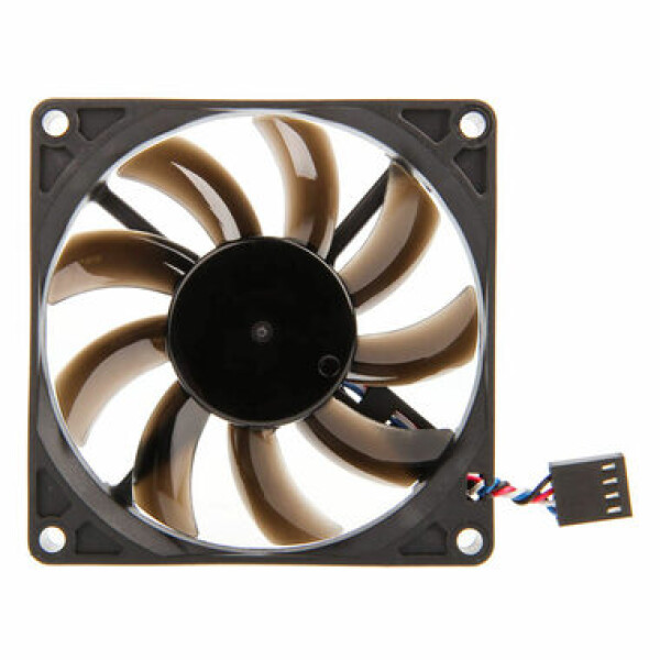 Noiseblocker BlackSilent Pro Fan PC-P čierna / 80mm / 25.8 dB @ 2500 RPM / 30.60 CFM / 4-pin PWM (ITR-PC-P)