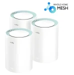 Cudy AC1200 Wi-Fi mesh systém 3 ks / Dual-Band / 2,4 GHz 300 Mbps / 5 GHz 867 Mbps / 1x WAN 1x LAN RJ45 (M1300(3-Pack))