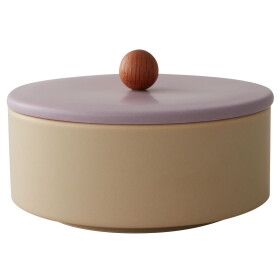 DESIGN LETTERS Porcelánová úložná dóza Treasure Bowl Beige/Lavender