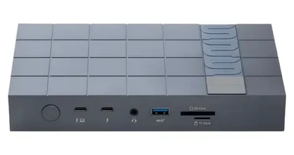 Peladn G2E šedá / Dokovacia stanica / Thunderbolt 5 / 120 Gb/s / 13 portov / M.2 NVMe / PD 140W / 2,5G LAN (G2E)