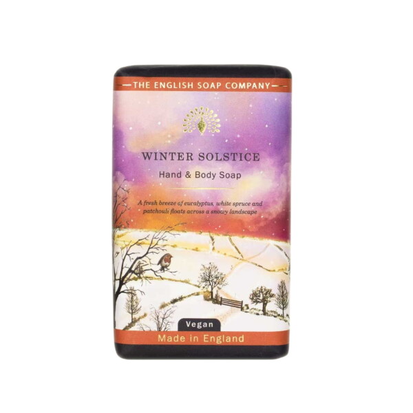 English Soap Company Tuhé mydlo Zimný slnovrat 190 g - The English Soap Company Tuhé mydlo Winter Solstice 190 g