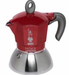 Bialetti MOKA Induction kanvička na 2 šálky červená 100 ml (0006942)