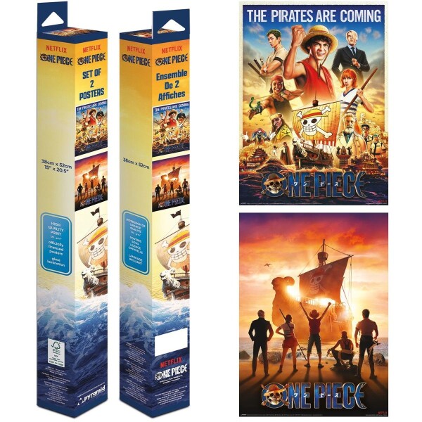 Paladone One Piece Set plagátov mini 2 ks Live action