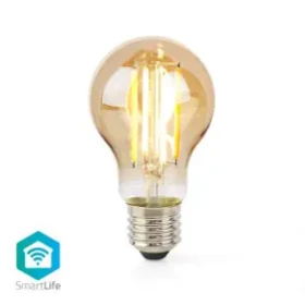Nedis SmartLife LED žiarovka / Wi-Fi / E27 / 806 lm / 7 W / Android iOS / Žiarovka / 1 ks (WIFILRF10A60)