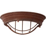 Brilliant 94491/60 Typhoon stropné svetlo LED E27 40 W hrdzavá, biela; 94491/60