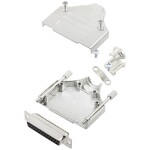 TRU COMPONENTS TCMHDM25DBSK 7708584 sada D-SUB zásuvková lišta 180 ° Pólov: 25 spájkovaný 1 ks; 7708584