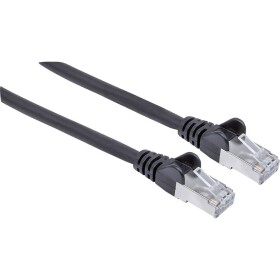 Intellinet 741163 RJ45 sieťové káble, prepojovacie káble CAT 6A S/FTP 20.00 m čierna fóliové tienenie, tienenie pletivom, tienený, bez halogénov 1 ks; 741163