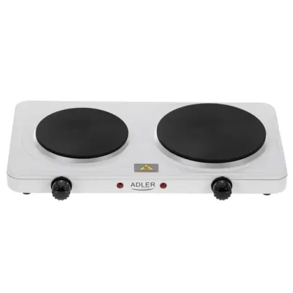 Adler AD 6520 biela / Varič / 2500W / 185 mm + 155mm platňa (AD 6520)