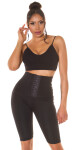 Sexy Highwaist Shaping Biker Shorts black L/XL