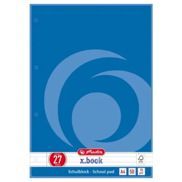 Herlitz Zošit linajkový A4 / 50 listov (216275)