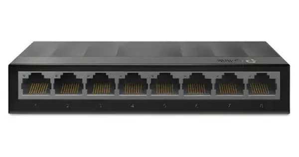 TP-LINK LS1008G čierna / Switch / 8- Port 10/100/1000 Mbps / Neriadený / Bez ventilátora (TL-LS1008G)