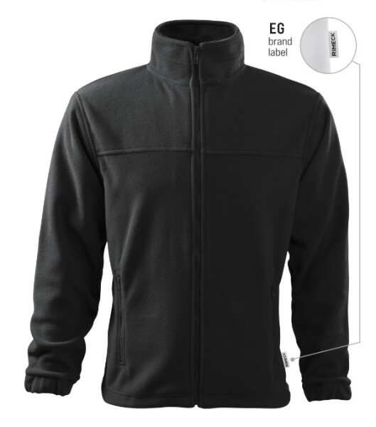 Pánska fleecová bunda ebony gray 94 (značka) 3XL