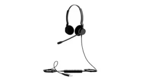 JABRA BIZ 2300 Duo (2399-829-109) čierna / Pre callcentrá / USB / E-STD / FreeSpin (2399-829-109)