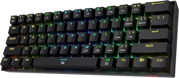 Redragon Redragon K630 DragonBorn Outemu Red (RED-K630RGB) + A113 HP2 Panda Keycaps (A113 HP2)