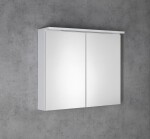 AQUALINE - KAWA STRIP Galérka s LED osvetlením 80x70x22cm, biela WGL80S
