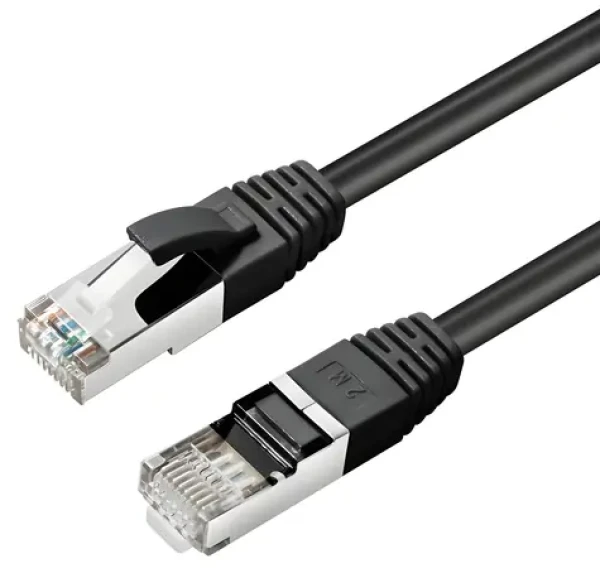 MicroConnect CAT6 S/FTP 2 m čierna / Sieťový kábel / LSZH / RJ-45 (SSTP602S)