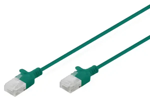 Digitus zelená / Patch kábel CAT6 U/UTP Slim / 3 m / 250 MHz (DK-1618-030S-G)