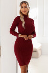 Dámske šaty 652-1 Bordeaux - Numoco UNI bordó