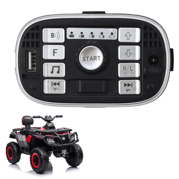 Mamido Hudobný panel pre elektrické vozidlo S615 24 V s USB portom