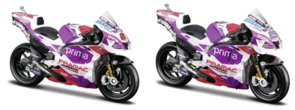 Maisto Ducati Pramac racing 2022 #5 JOHANN ZARCO, #89 JORGE MARTIN assort