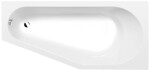 POLYSAN - TIGRA R asymetrická vaňa 170x80x46cm, biela 90611