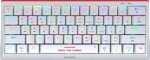 Marvo KG962G WH EN - R, klawiatura US, do gry, mechaniczna rodzaj przewodowa (USB), biała, RGB, czerwone przełączniki