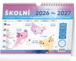 NOTIQUE Školní plánovací kalendář s háčkem 2027, 30 x 21 cm (PGS-36931)