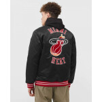 Mitchell Ness NBA Miami Heat OJBF3413-MHEYYPPPBLCK pánska saténová bunda