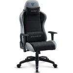 SENSE7 Spellcaster FUKU XL PU čierno-šedá / Herná stolička / Alcantara / nastaviteľné / pojazdové kolieska / nosnosť 160 kg (5902659845184)