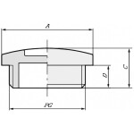 LAPP SKINDICHT BL PG 13,5 N/A PG13.5 mosaz prírodná 100 ks; 52003410