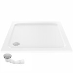 REA - Sprchová akrylová vanička Belmond White 80x80 REA-K4370