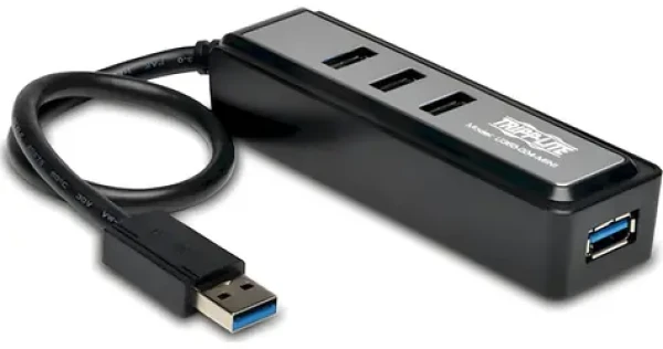 EATON U360-004-MINI / USB hub / 4 porty / USB-A 3.2 Gen 1 / 5 Gbit/s (U360-004-MINI)