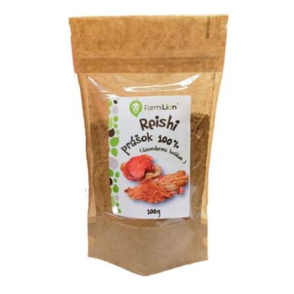 FARMILION Reishi prášok 100% 100 g - Farmilion Reishi prášok 1000 g