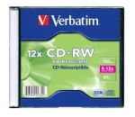 Verbatim CD-RW / 700 MB / 80 min / 12x / 10ks jewel case (43148)