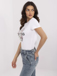 Tričko NM TS JX 09328.65P white pink jedna velikost