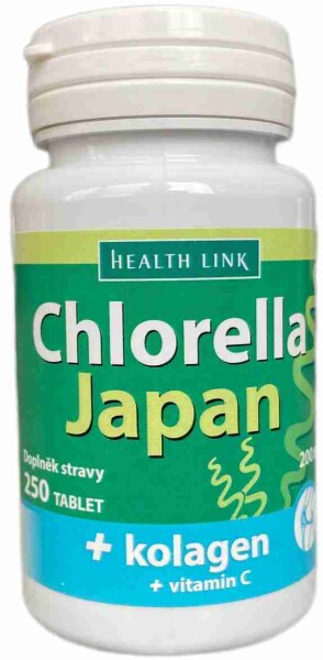 Health link Chlorella Japan s kolagénom
