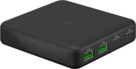 Goobay Wieloportowa Nabíjačka biurkowa USB-C™ PD GaN (65 W) Čierny