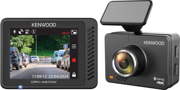 Kenwood Kenwood DRV-A610W 4K UHD DashCam 12/24V/App/ 64GB microSD