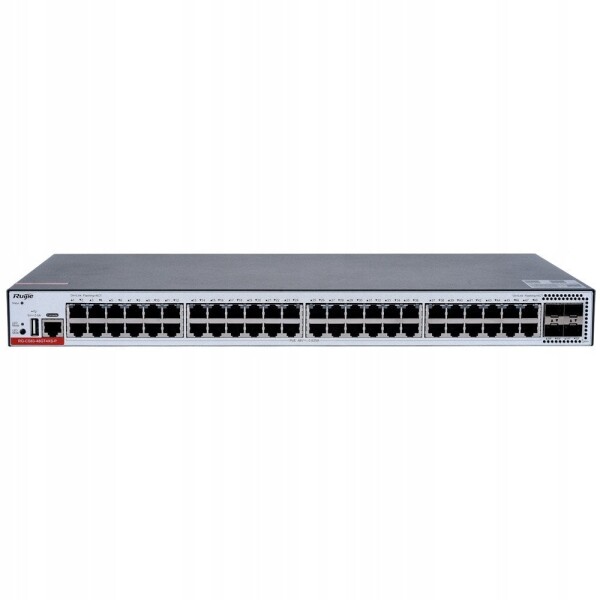 Reyee Ruijie RG-CS83-48GT4XS-P| Switch zarządzalny, 52 portów, 48xGE, 48xPoE+, 405W, 4x10GE SFP+, 1xConsole, L3, Cloud