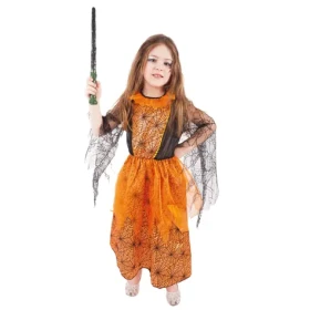 Rappa Detský kostým Halloween (M) oranžová