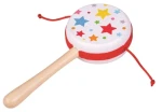 Bigjigs Toys Drevený rotačný bubienok hviezdičky