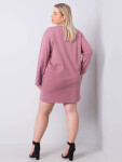 Šaty RV SK 6321.93 tmavo ružová 4XL