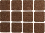 Vorel Samolepiace podložky pod nábytok 28 x 28 mm 12 ks / Podložka pod nábytok / samolepiace