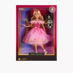 Mamido Mamido Bábika Anlily v ružových šatách 29 cm