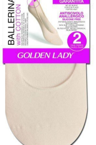 Ponožky balerínky PBP/2 pary naturale 39/42- M/L